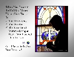 Poster Title: Holidays Stained Glass.  Slogan:  When You Pause at the Holiday Dinner Table, Give Thanks for  *  Your Loved Ones  *  Your Freedom  *  The Brave Men & Women – Living & Dead – Who Have Protected Them for You.  Good Security Is Our Best Defense!