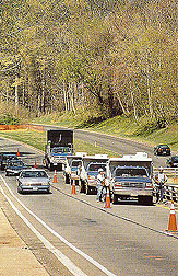 Pavement reconstruction project.