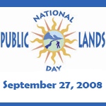National Public Lands Day Logo for 2008