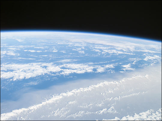 Central Africa Dust Storm Image. Caption explains image.