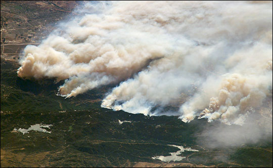 Fires in Southern California Image. Caption explains image.