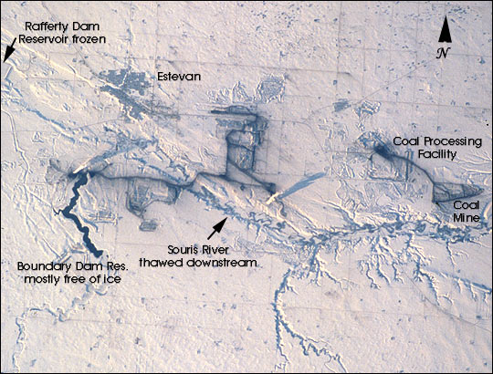 Estevan Coalfield and Power Plants, Saskatchewan