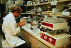 Photo of an Alzheimer's research lab. - Click to enlarge in new window.