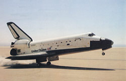 Space Shuttle Columbia's first landing