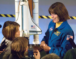 JSC2007-E-03811 --- Barbara Morgan, educator astronaut