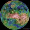 Hemispheric View of Venus Centered at 90 Degrees East Longitude