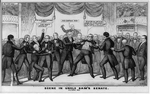 Scene in Uncle Sam's Senate, 17th, April, 1850.