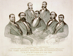 The first colored Senator and Representatives, in the 41st and 42nd Congress of the United States