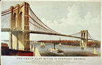 The great East River suspension bridge