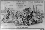 Off for California. (Cartoon). Lith. by H. R. Robinson
