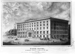 Park Hotel (Astor House). On Broadway, Barclay & Vesey St's., New York