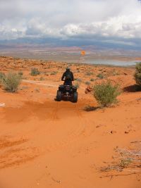 ATV riding at Sand Mountain