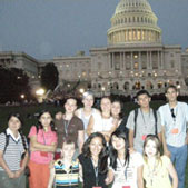 Photo of Global UGRAD participants during their August 2007 orientation in Washington, DC