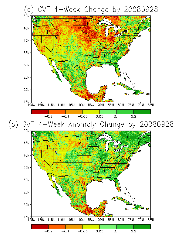  4-Week Green vegetation Change