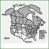 Distribution of Vicia cracca L. ssp. cracca. . 