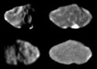 Four Galileo Views of Amalthea