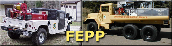 Photo of 2 vehicles under the Federal Excess Personal Property (FEPP) program