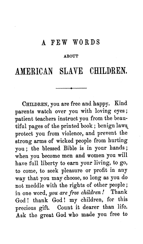 Image 9 of 160, The Child's Anti-Slavery Book: Containing a Few Wo
