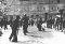 Hungarian gendarmes oversee a group of Jewish ...