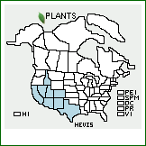 Distribution of Heterotheca villosa (Pursh) Shinners var. scabra (Eastw.) Semple. . 