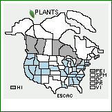 Distribution of Eschscholzia californica Cham. ssp. californica. . 