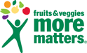 Fruits & Veggies—More Matters Logo. You must be licensed to use these graphics.  Please call Produce for Better Health Foundation at 302-235-2329.