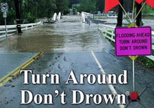 Photo of Turn Around Don't Drown Poster. Click here for larger image.
