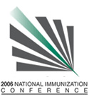 NIC logo, "Immunization: The Cutting Edge of Public Health"