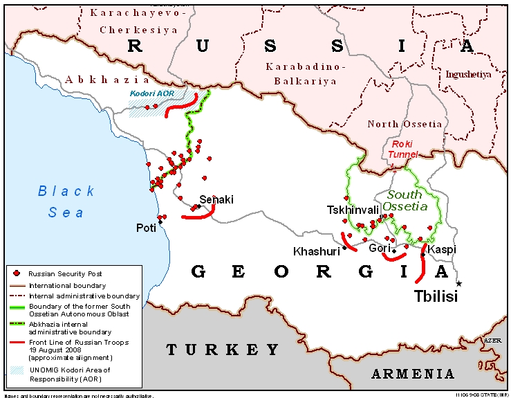 Map of Georgia. State Dept image.