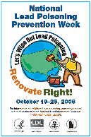 Logo for National Lead Poisoning Prevention Week