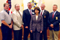 Secretary Chao with officers of the Fraternal Order of Police (F.O.P.) in Warren, Mich.