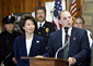 FOP National President Chuck Canterbury introduces Secretary Chao at FOP Lodge #91 in Allegheny County, Pa.
