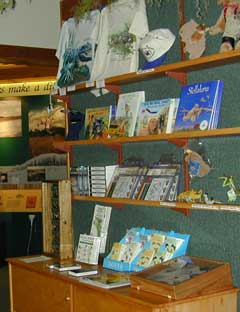 Merchandise display at a Cooperating Association book store