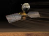 The Mars Reconnaissance Orbiter in its aerobraking stage