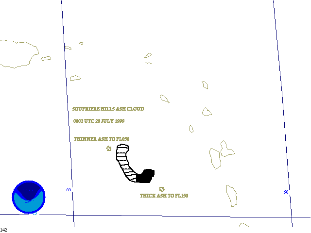 Graphic Map Depicting Ash