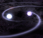 Orbiting Stars Flood Space With Exotic Gravitational Waves