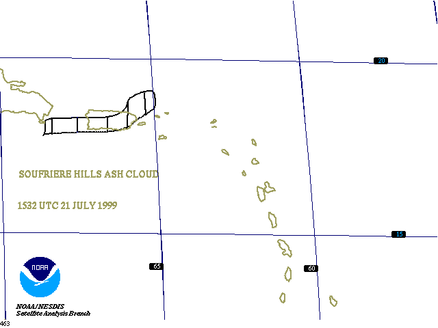 Graphic Map Depicting Ash