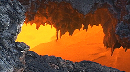 Lava tube skylight.