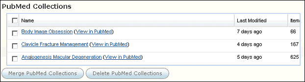PubMed Collections.