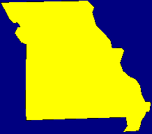 Image of the state of Missouri