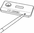 Figure 1. Label the test device with patient name or identification number.