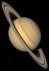 Saturn and 4 Icy Moons in Natural Color