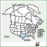 Distribution of Helianthus debilis Nutt. ssp. silvestris Heiser. . 