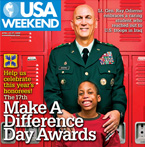 Disabled kids gave to soldiers and Lt. Gen. Ray Odierno