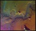 Reull Valles (Enhanced Color)