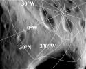 Eros' Latitude and Longitude Grid