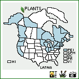 Distribution of Lathyrus japonicus Willd. var. maritimus (L.) Kartesz & Gandhi. . Image Available. 