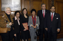 Secretary Gutierrez and friends and family of Assistant Secretary Sandy K. Baruah 