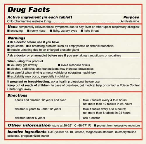 example of new drug label