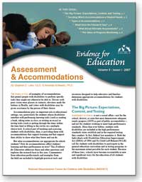 Evidence for Education: Assessment and Accommodations PDF Download
